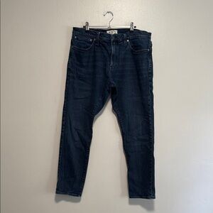 Madewell Blue Slim Jeans with Tapered Fit